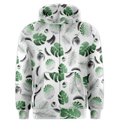 Tropical Pattern Men s Zipper Hoodie by Valentinaart