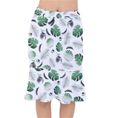 Tropical Pattern Mermaid Skirt by Valentinaart