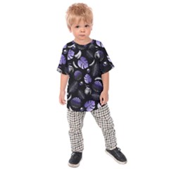 Tropical pattern Kids  Raglan Tee