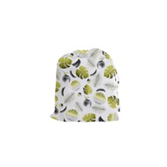 Tropical Pattern Drawstring Pouches (xs)  by Valentinaart