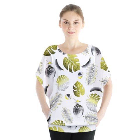 Tropical Pattern Blouse by Valentinaart