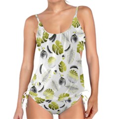 Tropical Pattern Tankini by Valentinaart