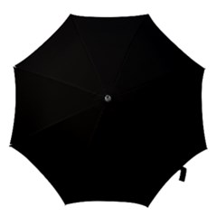 Black Hook Handle Umbrellas (small) by ValentinaDesign
