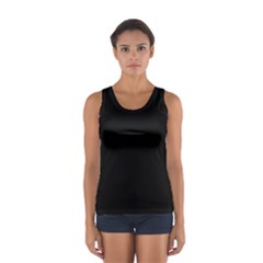 Black Women s Sport Tank Top  by ValentinaDesign