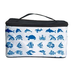 Fish Pattern Cosmetic Storage Case by ValentinaDesign