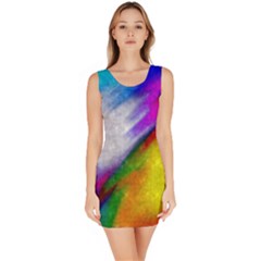 Rainbow Colors              Bodycon Dress by LalyLauraFLM