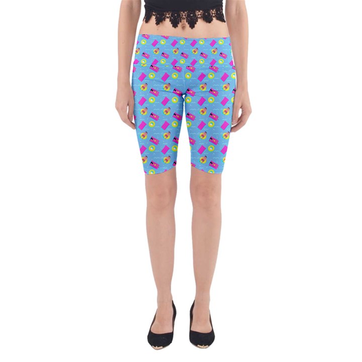 Summer pattern Yoga Cropped Leggings