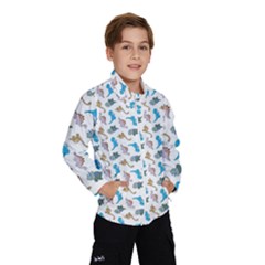 Dinosaurs Pattern Wind Breaker (kids) by ValentinaDesign