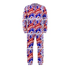 Happy 4th Of July Theme Pattern Onepiece Jumpsuit (kids) by dflcprintsclothing