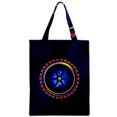 Power Core Zipper Classic Tote Bag by linceazul