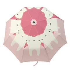 Sad Tooth Pink Folding Umbrellas by Mariart