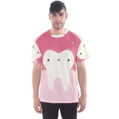 Sad Tooth Pink Men s Sport Mesh Tee