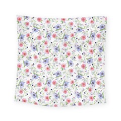 Floral Pattern Square Tapestry (small)