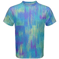 Vertical Behance Line Polka Dot Purple Green Blue Men s Cotton Tee