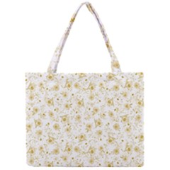 Floral Pattern Mini Tote Bag by ValentinaDesign