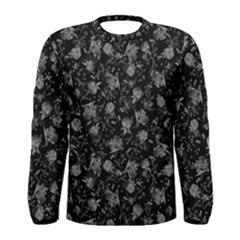 Floral Pattern Men s Long Sleeve Tee by ValentinaDesign