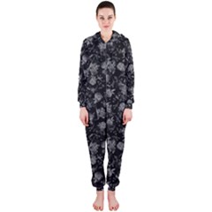 Floral Pattern Hooded Jumpsuit (ladies) 