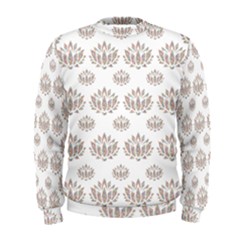 Dot Lotus Flower Flower Floral Men s Sweatshirt by Mariart