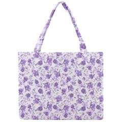 Floral Pattern Mini Tote Bag by ValentinaDesign