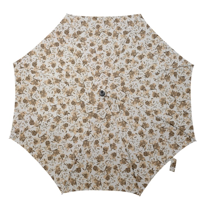 Floral pattern Hook Handle Umbrellas (Large)
