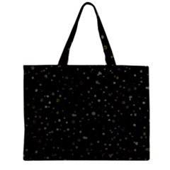 Dots Pattern Zipper Mini Tote Bag by ValentinaDesign