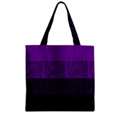 Abstract Art  Zipper Grocery Tote Bag by ValentinaDesign