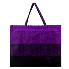 Abstract Art  Zipper Large Tote Bag by ValentinaDesign