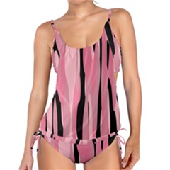 Black Pink Black Camo  Tankini Set by TRENDYcouture