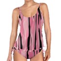 black pink black camo  Tankini Set View1