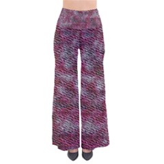 Pink Texture           Women s Chic Palazzo Pants by LalyLauraFLM