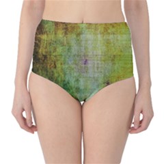 Grunge Texture               High-waist Bikini Bottoms by LalyLauraFLM