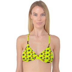 Camera pattern                Reversible Tri Bikini Top