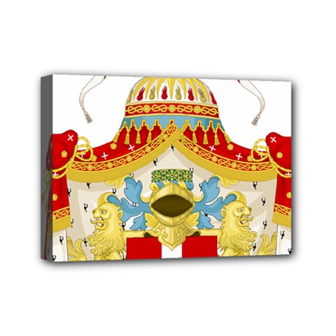 Coat Of Arms Of The Kingdom Of Italy Mini Canvas 7  X 5  by abbeyz71