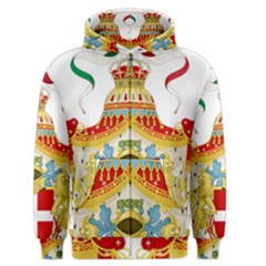 Coat Of Arms Of The Kingdom Of Italy Men s Zipper Hoodie by abbeyz71