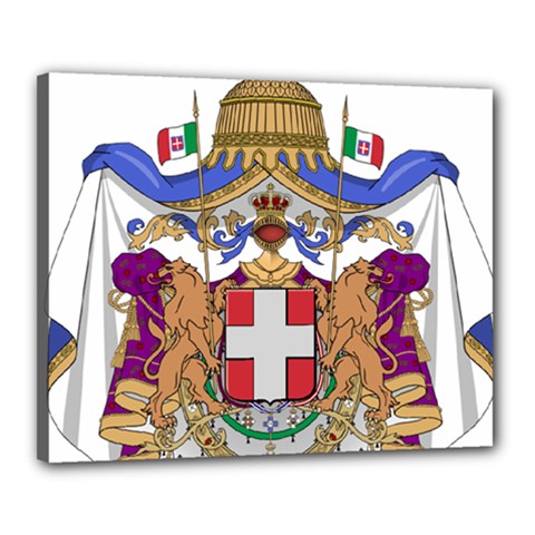 Greater Coat Of Arms Of Italy, 1870-1890  Canvas 20  X 16  by abbeyz71