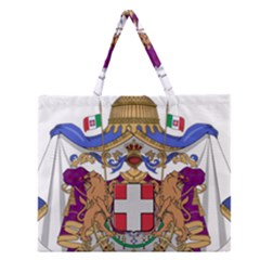 Greater Coat Of Arms Of Italy, 1870-1890  Zipper Large Tote Bag by abbeyz71