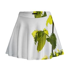 Leaves Nature Mini Flare Skirt