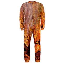 Background Texture Pattern Vintage OnePiece Jumpsuit (Men) 