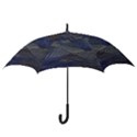 Textures Sea Blue Water Ocean Hook Handle Umbrellas (Large) View3