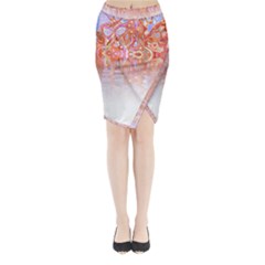 Effect Isolated Graphic Midi Wrap Pencil Skirt by Nexatart