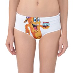 Carrot Cake Punny Mid-waist Bikini Bottoms by EhLeaf