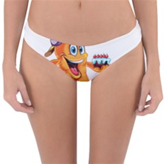 Carrot Cake Punny Reversible Hipster Bikini Bottoms by EhLeaf