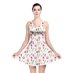 Watermelon Fruit Paterns Reversible Skater Dress by TastefulDesigns