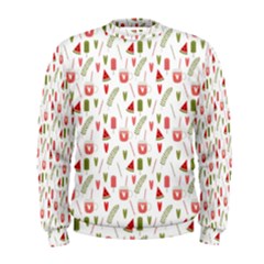 Watermelon Fruit Paterns Men s Sweatshirt by TastefulDesigns