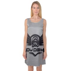 Andy Da Man 3d Grey Sleeveless Satin Nightdress by Acid909