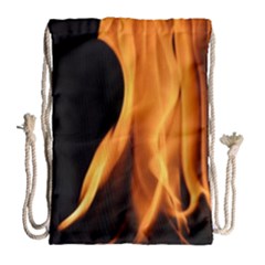Fire Flame Pillar Of Fire Heat Drawstring Bag (large) by Nexatart