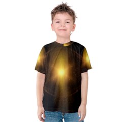 Background Christmas Star Advent Kids  Cotton Tee