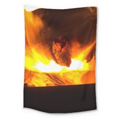 Fire Rays Mystical Burn Atmosphere Large Tapestry by Nexatart