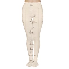 German French Lecture Writing Women s Tights by Nexatart