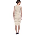 German French Lecture Writing Classic Sleeveless Midi Dress View2